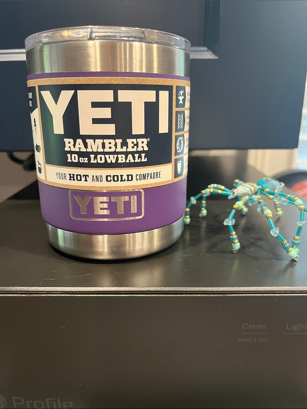 😈 NWT ORIGINAL Yeti Rambler Lowball Tumbler Peak Purple Y1234